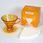 Hario Plastikowy Drip V60 02 Koi Orange Pomarańczowy - zdjęcie 4