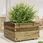 Dkd Home Decor Donica 80X80X49,5cm Impregnowane Drewno Sosnowa - zdjęcie 2
