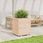 Dkd Home Decor Donica 60X60X72,5cm Z Litego Drewna Sosnowa Go - zdjęcie 2