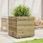 Dkd Home Decor Donica 70X70X72cm Impregnowane Drewno Sosnowa - zdjęcie 2