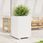 Dkd Home Decor Donica Biała 50X50X72cm Lite Drewno Sosnowa - zdjęcie 2