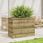 Dkd Home Decor Donica 90X40X68,5cm Impregnowane Drewno Sosnowa - zdjęcie 2
