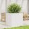Dkd Home Decor Donica Biała 70X70X68,5cm Lite Drewno Sosnowa - zdjęcie 2