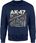 Ak 47 Wojskowa Militaria Z Bronią Militarna Ak47 Męska bluza (XL, Czarny) - zdjęcie 3