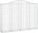 Dkd Home Decor Gabiony Z Wysokim Łukiem 4Szt. 200X30X140/160cm Ocynkowane Żelazo - zdjęcie 2