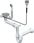 Zlewozmywak z baterią Quadron Zlewozmywak granitowy 78*50*22 cm z ociekaczem MORGAN 111 PURE CARBON z syfonem Push-2-Open w kolorze stalowym z baterią JESSICA STALOWA - zdjęcie 6