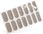Silcare Naklejki Żelowe Nail Art. Simple Brokatowy Piasek 24 Szt. - zdjęcie 4
