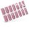 Silcare Naklejki Żelowe Nail Art. Simple Ciemnoróżowy Brokat 24 Szt. - zdjęcie 2