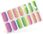 Silcare Naklejki Żelowe Nail Art. Simple Kolorowe Ombre 24 Szt. - zdjęcie 3