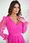 Sukienka Model 269-17 Pink Neon - Bicotone - zdjęcie 3