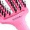Szczotka Olivia Garden FingerBrush Combo Medium Bubble Pink do rozczesywania włosów Amazonki Róż po zdrowie - zdjęcie 2