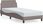 vidaXL Rama łóżka z zagłówkiem taupe 90x190 cm obita tkaniną 373089 - zdjęcie 5