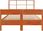 vidaXL Łóżko z regałem bez materaca 150x200 cm lite drewno sosnowe 3322986 - zdjęcie 3