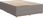vidaXL Rama łóżka bez materaca taupe 140x190 cm obita tkaniną 3284939 - zdjęcie 6