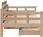 vidaXL Łóżko dzienne z szufladami 80x200 cm lite drewno sosnowe 3302122 - zdjęcie 2