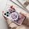 Guess Guhmp16Slfmwte Iphone 16 6 1 Beżowy Beige Hardcase Liquid Glitter Flower Magsafe - zdjęcie 3