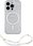 Guess Guhmp16Xhgcrelst Iphone 16 Pro Max 6 9 Quot Przeźroczysty Transparent Hardcase Iml Glitter With Pearl Strap Magsafe - zdjęcie 3