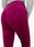 LEGGINSY WELUROWE SPODNIE Z PANELEM BAWEŁNA M/L BORDOWE DASIRE - zdjęcie 4