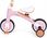 Ecotoys Rower Rowerek Biegowy Z Pedałami Treningowy Kółka Boczne 3W1 Różowy Ecoto - zdjęcie 6