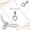 Zesrebra Charms Serce srebro 925 zawieszka S925 koralik gałązki plecione beads - zdjęcie 6