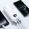 Powerbank PISEN Power Cube 22.5W Powerbank 21000mAh 2x USB + USB-C (TS-D301) - Czarny - zdjęcie 6