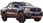 Relingi dachowe Erkul Relingi Dachowe Fiat Fullback 2015-19 Mitsubishi L200 2016-2023 Czarne - zdjęcie 4