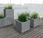 Prosperplast Doniczka Sierra Case Beton Effect 77cm Czarny Beton - zdjęcie 3