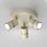Lampa Sufitowa Beżowa Plafon Koło Tuby Złoty Gu10 Led Spot (Fl4167) - zdjęcie 6