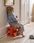 Klocki MODU - Kids Stool - Burnt Orange / Dusty Green - zdjęcie 4