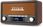 Radio Przenośne radio Audizio Foggia stereo z budzikiem DAB+ FM- 50W - brązowy - zdjęcie 3