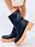 Botki z prostą cholewką SENEH BLACK(camel) 37 - zdjęcie 4