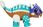 Z-Cube DinoSaur 2x2x3 Cube Stickerless Bright KLMF002 - zdjęcie 3
