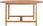 Stół ogrodowy Dkd Home Decor Stół Ogrodowy 150x76cm Z Litego Drewna Tekowego - zdjęcie 2