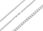 Intergold Srebrny łańcuszek rodowany pancerka Próby 925 60 cm - zdjęcie 2