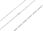 Intergold Srebrny łańcuszek rodowany figaro Próby 925 50 cm - zdjęcie 3