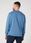 WRANGLER SEASONAL CREW MĘSKA BLUZA NIEROZPINANA LOGO CAPTAINS BLUE 112341198 - zdjęcie 5