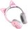 Zestaw słuchawkowy SOMOSTEL KIDS RÓŻOWE SMS-CJ17 PURPLE SŁUCHAWKI NAUSZNE BLUETOOTH - zdjęcie 6