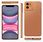 Etui case plecki silikonowe matowe do Iphone 11 brązowy złote przyciski - zdjęcie 6