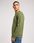 LEE WOBBLY SWS MĘSKA BLUZA BEZ KAPTURA LOGO OLIVE 112351278 - zdjęcie 5