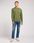 LEE WOBBLY SWS MĘSKA BLUZA BEZ KAPTURA LOGO OLIVE 112351278 - zdjęcie 2