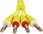 Udg Ultimate Audio Cable Set 1/4'' Jack 1/4'' Jack Yellow Straight 1,5m - zdjęcie 2