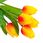 Martom CV26805-7 TULIPAN BUKIET TULIPANÓW X5 SZTUCZNE KWIATY TULIPANY W BUKIECIE P (CV268057) - zdjęcie 6