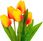 Martom CV26805-7 TULIPAN BUKIET TULIPANÓW X5 SZTUCZNE KWIATY TULIPANY W BUKIECIE P (CV268057) - zdjęcie 5