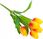 Martom CV26805-7 TULIPAN BUKIET TULIPANÓW X5 SZTUCZNE KWIATY TULIPANY W BUKIECIE P (CV268057) - zdjęcie 2