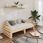 Dkd Home Decor Łóżko Rozkładane Z Litego Drewna Sosnowego 2X(90X200) Cm - zdjęcie 2