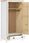 Dkd Home Decor Szafa Z 2 Drzwiami Hill White 89X50X170 Cm Drewno Sosnowe - zdjęcie 2