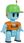 Bandai Zestaw Figurek Superbuzz Stumble Guys Sezon 2 Boxing Roo Robot Guy Sg6215B - zdjęcie 3