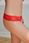 Le Cabaret Lingerie majtki damskie figi koronkowe Brazyliany czerwone S/M - zdjęcie 4