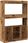 vidaXL Kredens stare drewno 92x33x140 cm materiał drewnopochodny (3309616) - zdjęcie 3