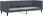vidaXL Sofa rozsuwana z materacami ciemnoszara 80x200 cm aksamit (3196709) - zdjęcie 2